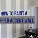 6 Steps to Painting a Striped Accent Wall!