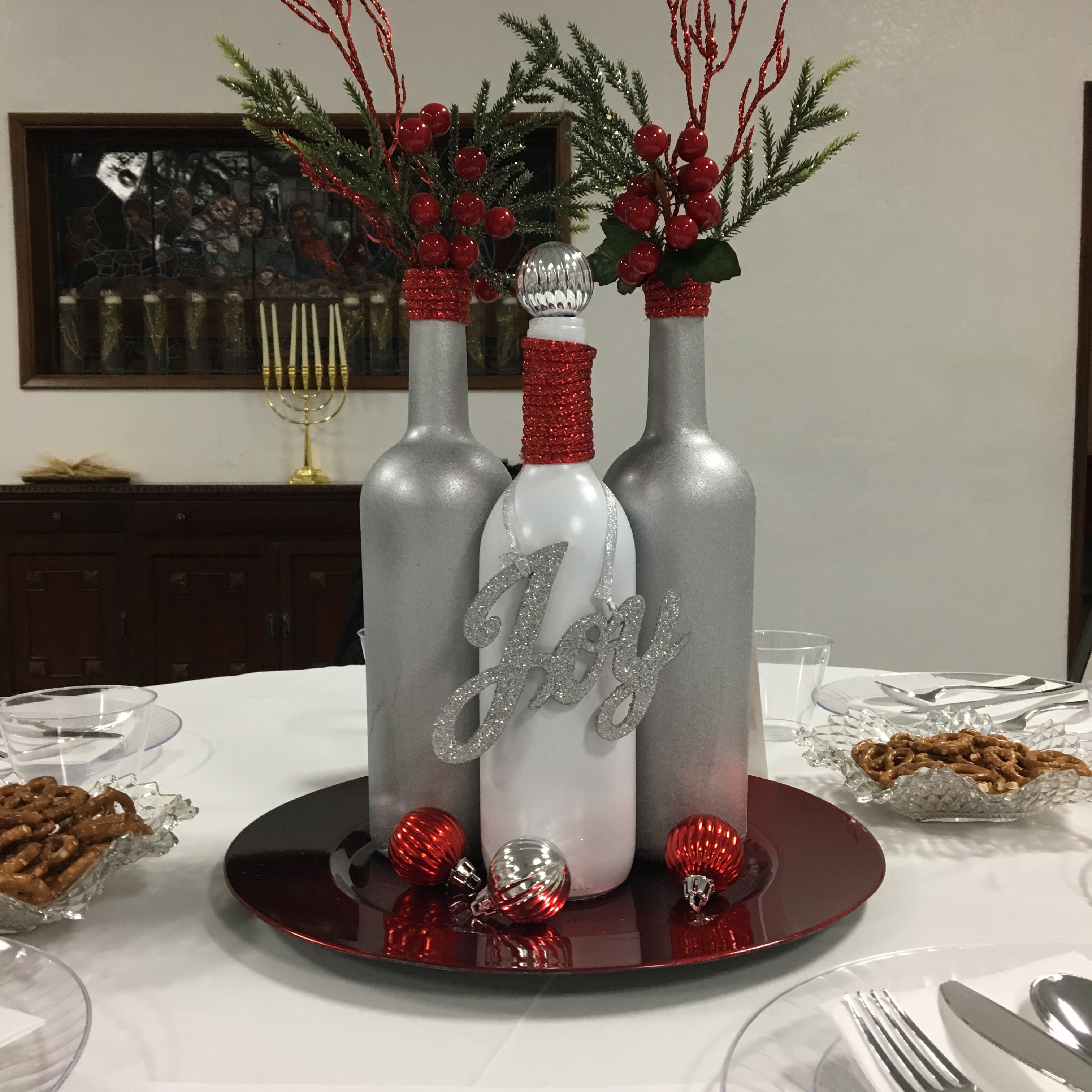 DIY Holiday Crafting with Wine Bottles